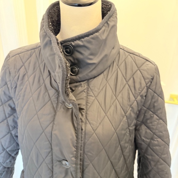 LOFT SHERPA QUILTED JACKET MEDIUM BLACK - Picture 5 of 8